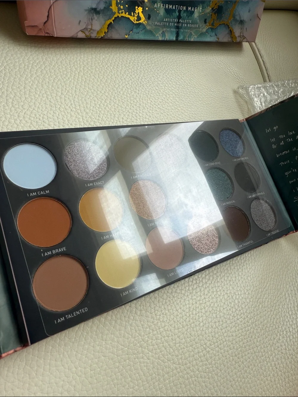 Morphe Ashley Strong Eyeshadow Palette - Marble Pink‎ & Teal
